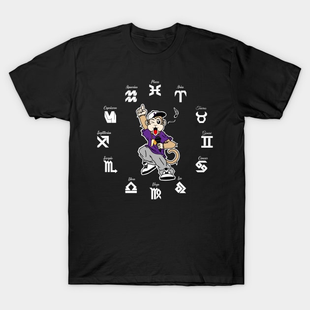 Year of the Monkey Chinese Zodiac Animal T-Shirt by standwithnzy